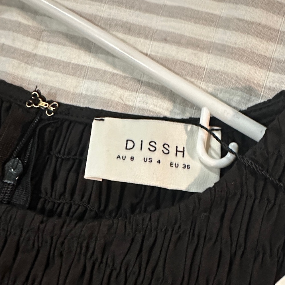 DISSH Black Maxi Dress-NWT Sz 4 - Picture 7 of 11